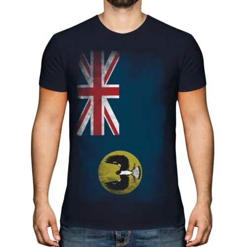 Du Sud Australie Délavé Drapeau Hommes T-Shirt Australien T-Shirt