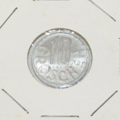 1957 Austria 10 Groschen Coin