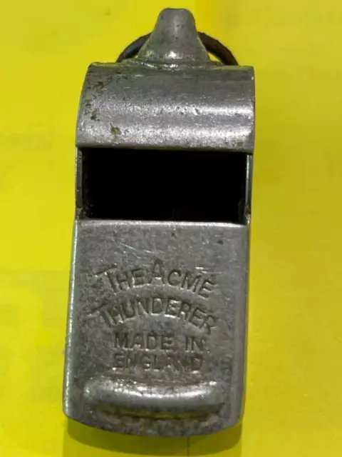 Vintage Whistle "The Acme Thunderer" Made in England.