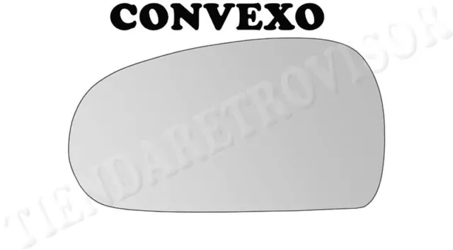 CRISTAL RETROVISOR PARA AUDI TT 1998-2006 CONVEX Izquierdo(Conductor)