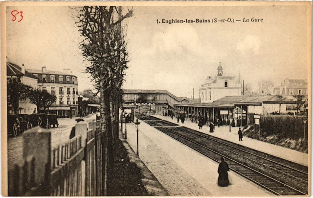 CPA Enghien les Bains La Gare FRANCE (1308515)