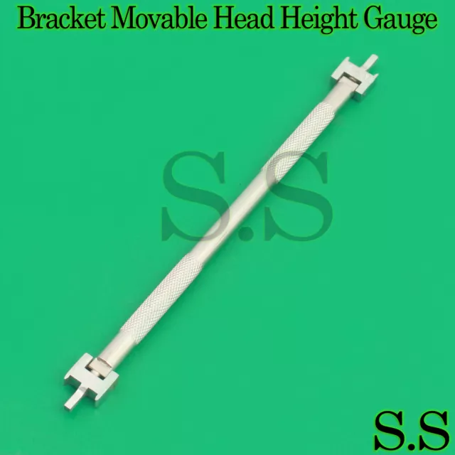 3 Pcs. Dental Bracket Movable Head Height Gauge Orthodontic Instrument