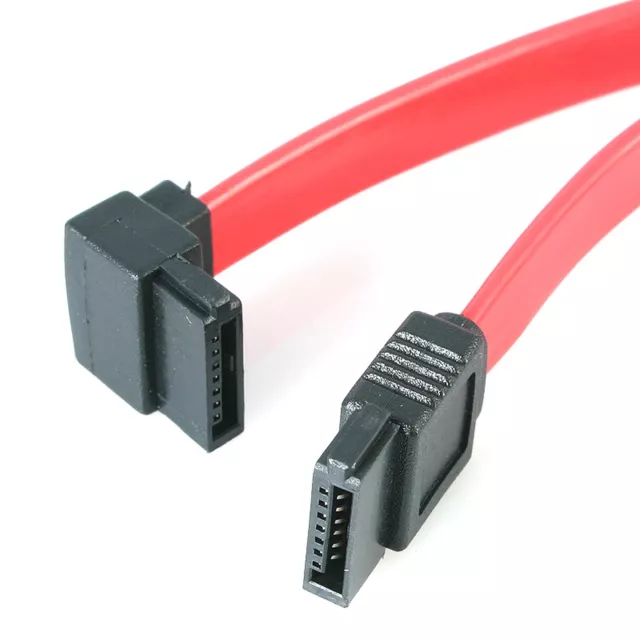 StarTech.com SATA to Left Angle SATA Serial ATA Cable - SATA cable - Serial ATA