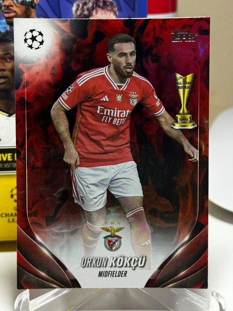 2023-24 TOPPS UEFA Club Competitions Inferno Orkun Kökçu SL Benfica EUR ...