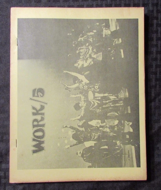 1968 Lavoro 5 Artista Officina Premere Detroit Ottimo + John Sinclair MC5