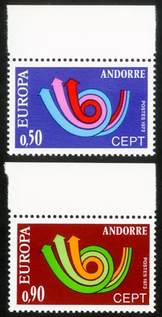 French Andorra Stamps MNH XF 1973 Europa