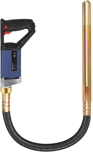 Vibreur Beton Electrique,1300W 1M Aiguille Vibrante, Aiguille Vibrante Pour Beto