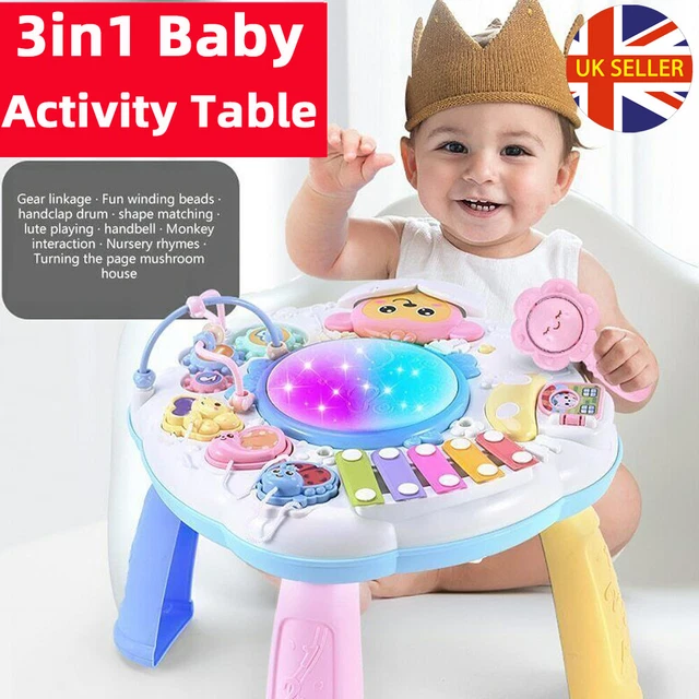 Baby Children Activity Center Table Kids Educational Musical Learning Toys UK