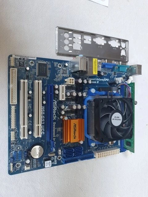 ASROCK N68-GS3 UCC AM3 Micro ATX Motherboard With I/O Shield 3GHz CPU ...