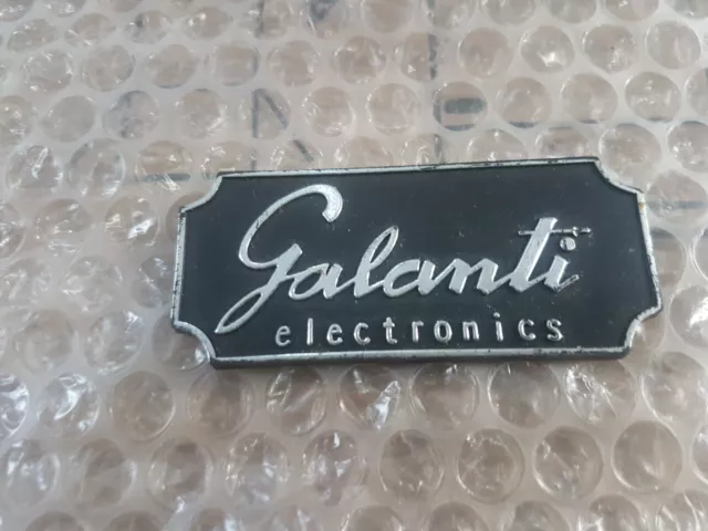 70's GALANTI AMP LOGO - made in ITALY