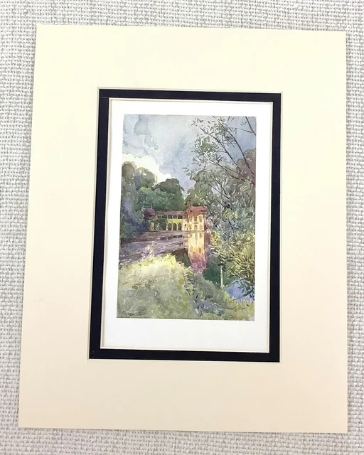 REINE MARIE Petit Trianon Versailles France Antique Imprimé