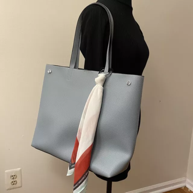 Calvin Klein Rachel Tote Light Blue Large Shoulder Bag Purse NWOT