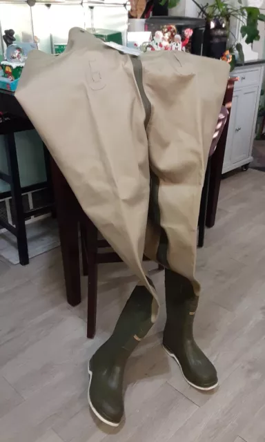 Fishing Waders With Boots Size 10 FOR SALE! - PicClick