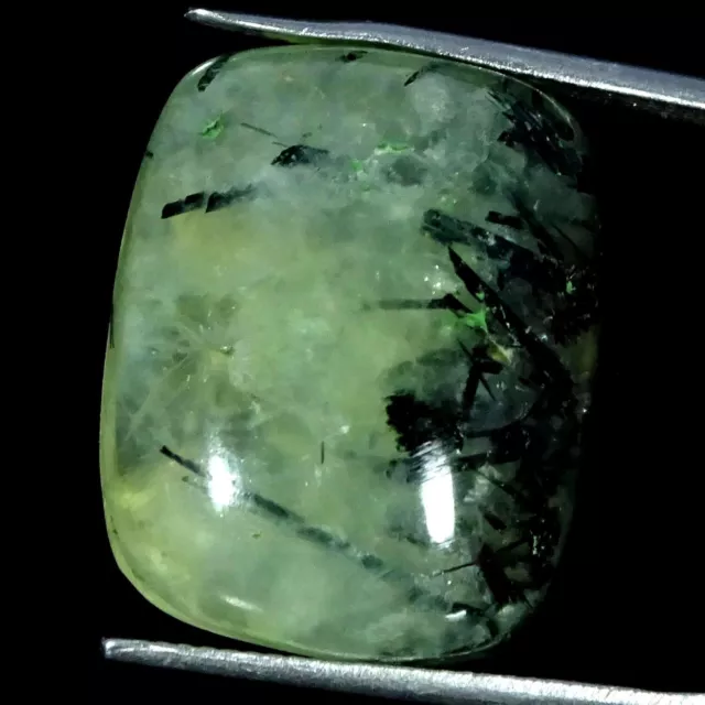 29.40 Cts Genuine Green Prehnite Loose Gemstone Cushion Cabochon 18X22X7MM