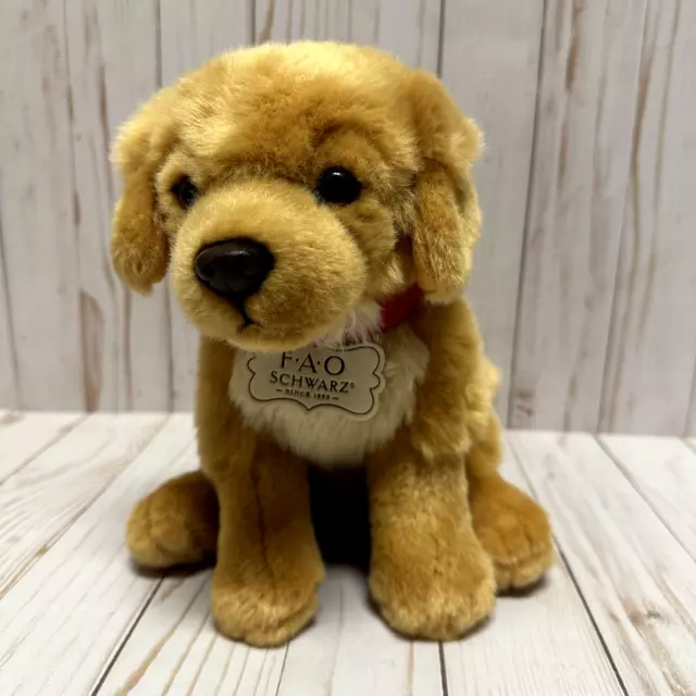 FAO SCHWARZ ADOPT a Pets Plush Lying Golden Retriever 22