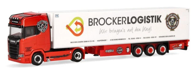 Miniature SCANIA 6x2 CS 20 HD avec citerne 3 essieux PREBEN HANSEN