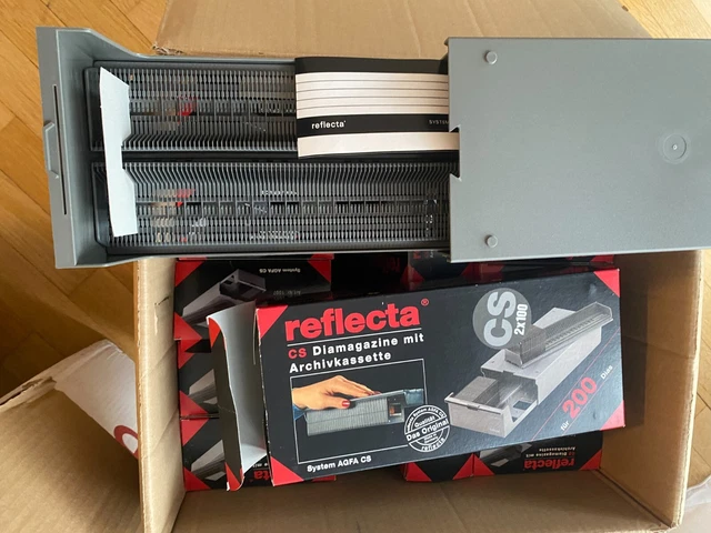 14x Refelcta 1007 CS-Diamagazine mit Archivkassette - neu und OVP
