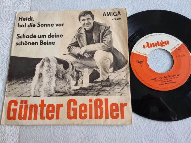 Günter Geissler - Heidi, hol die Sonne vor 7'' Vinyl Amiga