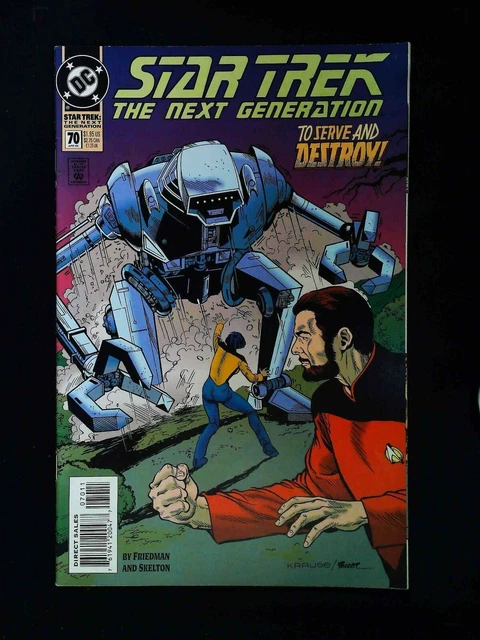 Star Trek The Next Generation #70 (2Nd Series) Dc Comics 1995 Vf+