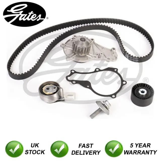 Timing Cam Belt Kit + Water Pump Gates Fits Ford Citroen Peugeot #2