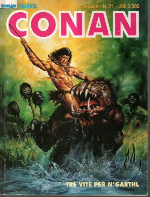 Conan il barbaro n° 71 edizione Comic Art in bianco/nero