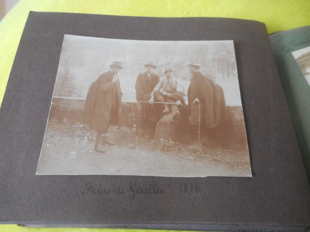 29 Foto 1wk Album Fotoalbum Soldat Füs. RGT 40 Achen Triberg Portrait Frau EK 14