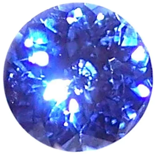 Natural Fine Cornflower Blue Sapphire - Round Diamond Cut - Sri Lanka - AAA Grad