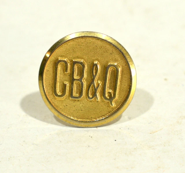 Vintage CB &Q Railroad Employee's Cuff Link RR Chicago Burlington & Quincy Vintage CB &Q Railroad Employee's Cuff Link RR Chicago Burlington & Quincy