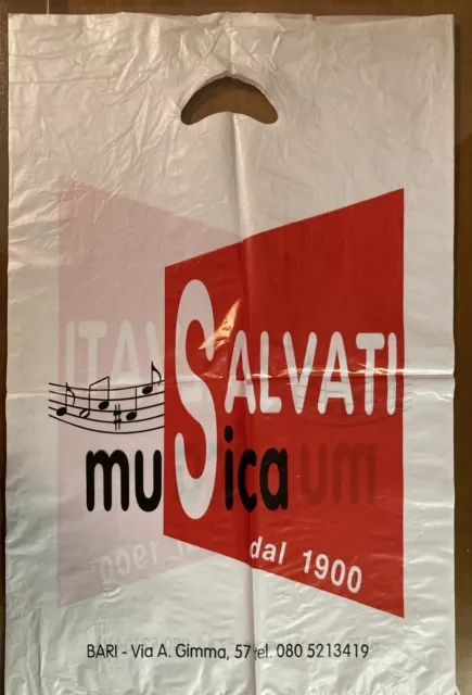 Bari - Salvati Musica (dal 1900)-Pubblicità 1980 circa-Negozio non più esistente