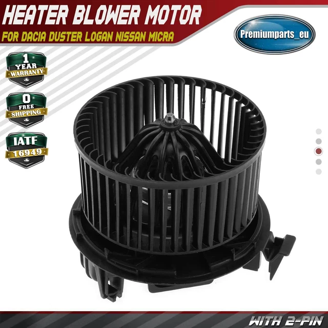 HEATER BLOWER MOTOR Fan for Dacia Duster Logan Nissan Micra Note