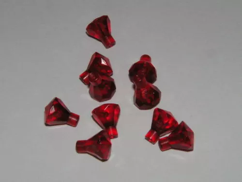 10 x Diamant LEGO Belville TrRed Rock Gem 30153 set 7419 7418 5826 7071 10176