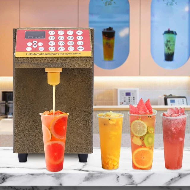 Auto Fructose Dispenser 8000cc Quantitative Bubble Tea Equipment Machine