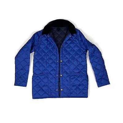 Barbour Boys Quilted Blue Jacket XL 12-13 years