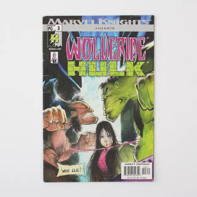 Wolverine Hulk #3 2002 Marvel Comics