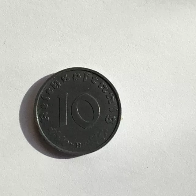Drittes Reich 10 Pfennig 1944 B