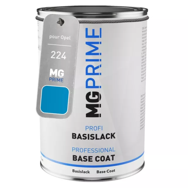 Peinture Voiture pot pour Opel 224 AH LL Signalblau Signal Blue 1,0l