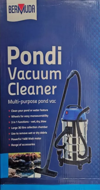 Bermuda Pondi 1400W 30L Pond Vacuum