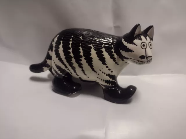 Vintage B. KLIBAN ? SNEAKER CAT Piggy Bank, Sigma Tastesetter ? JAPAN 9" Long