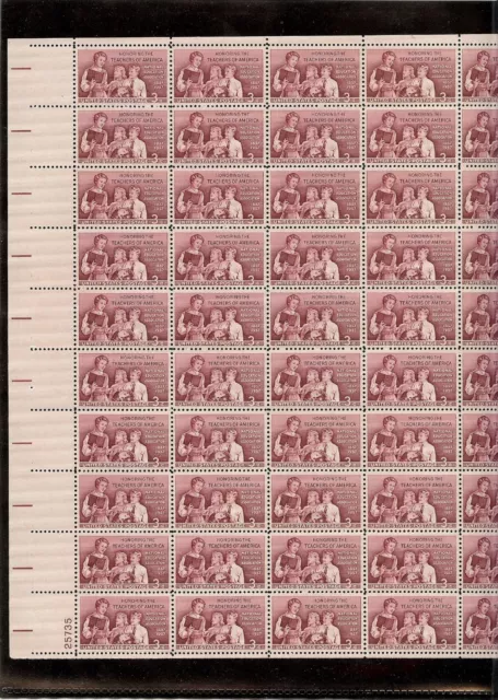 Us Mint Sheet Scott#1093,3C Stamp  Honoring The Teachers In America Sheet  Of 50