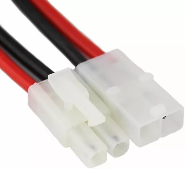 3 paires Tamiya Plug Mâle Femelle Câble Adaptateur Connecteur 14awg 10cm pour RC 3