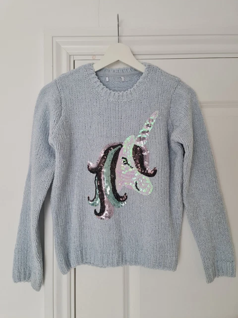 Maglione unicorno bambina età 11 anni