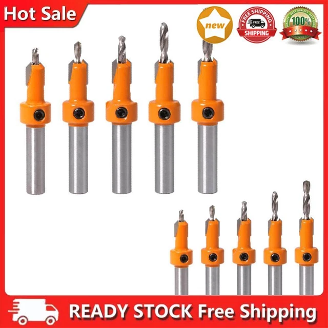 ADJUSTABLE COUNTERBORE COUNTERSINK Drills Bits Adjustable Counterbore ...