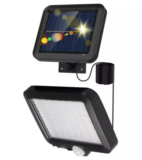 Faro Led 30W Impermeabile Da Esterno Giardino Lampada Con Pannello Solare Faro