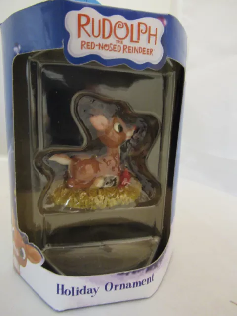 Enesco Rudolph Red-Nosed Reindeer Ornament Misfit Rudolph Reindeer  - NIB