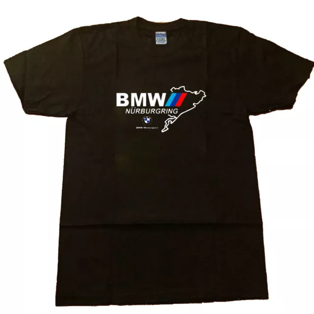 New BMW Motorsport Nurburgring T shirt Logo Men's Clothing