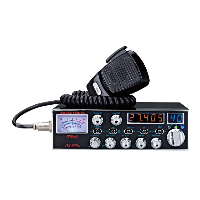 Galaxy Dx959G Am/Ssb/Lsb/Usb 40 Channel Deluxe Cb Radio W/ Orange/Blue Led's New Galaxy Dx959G Am/Ssb/Lsb/Usb 40 Channel Deluxe Cb Radio W/ Orange/Blue Led's New
