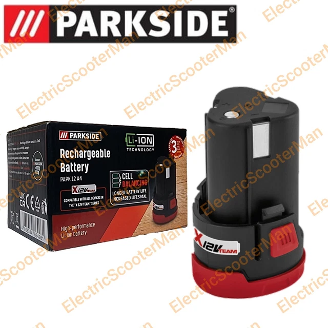 PARKSIDE 12V 2AH Battery For X12V Team Series Cordless Tool £23.99