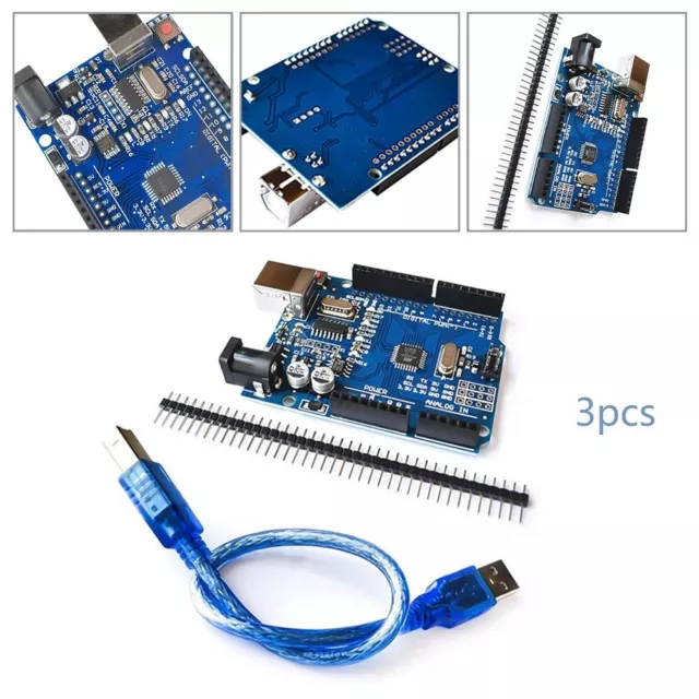 ATmega328 Arduino NEU Für UNO R3 Board mit USB Kabel Compatible Microcontroller