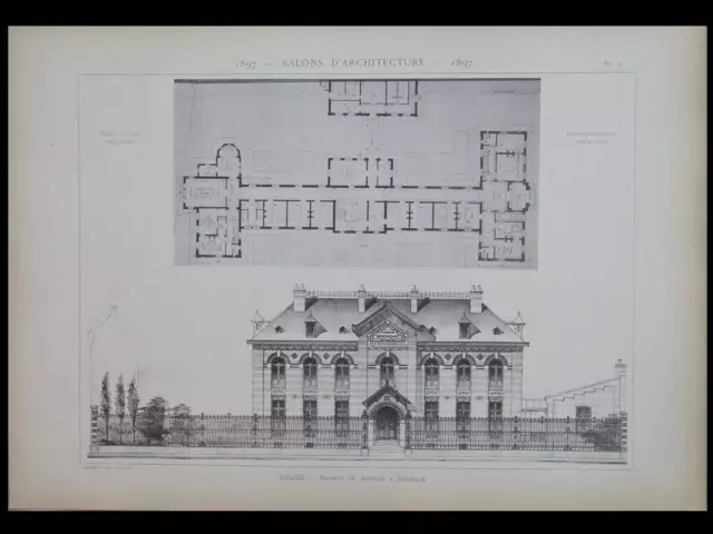 Roubaix, Maternite Boucicault - 1897 - Grande Planche Architecture, Coliez