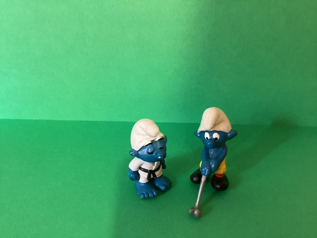 Figurines Schtroumpfs Schleich 2012 – Couple Qui Se Marie – 5 Cm – Réf 20746